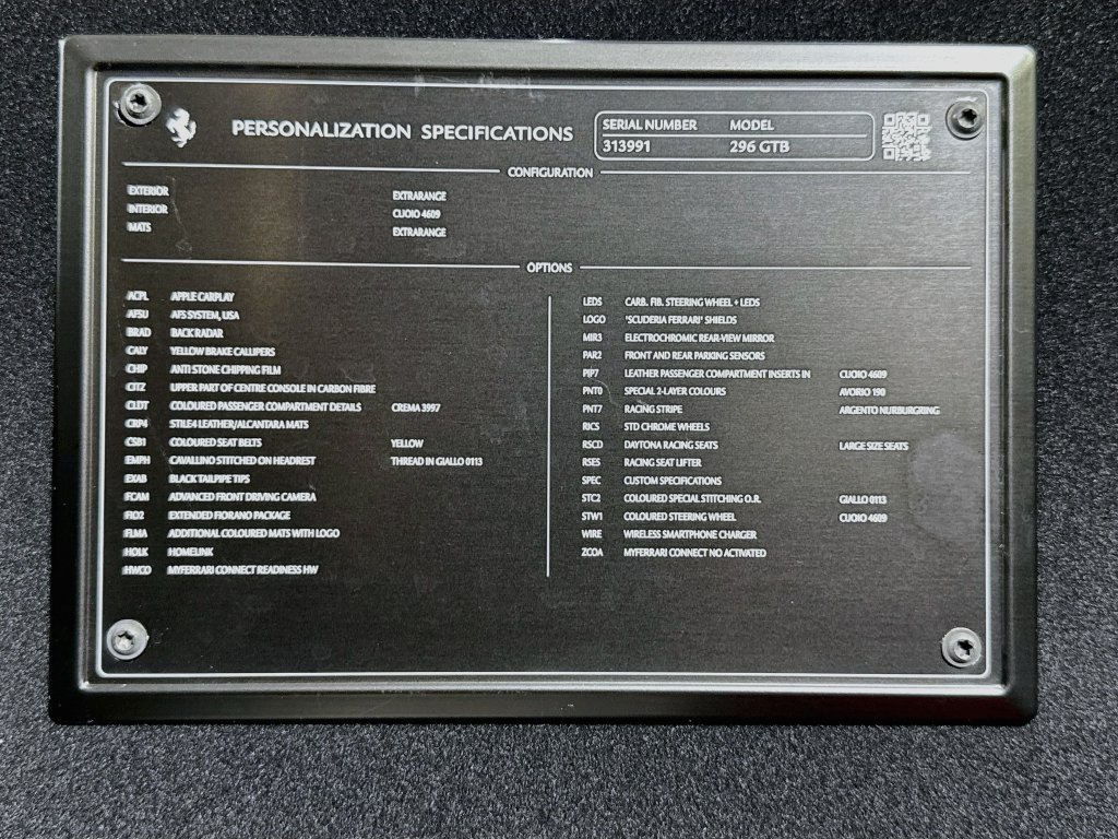 Certified 2025 Ferrari 296 GTB RWD image 27