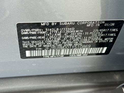 New 2026 Subaru Outback Wilderness AWD/4WD image 32
