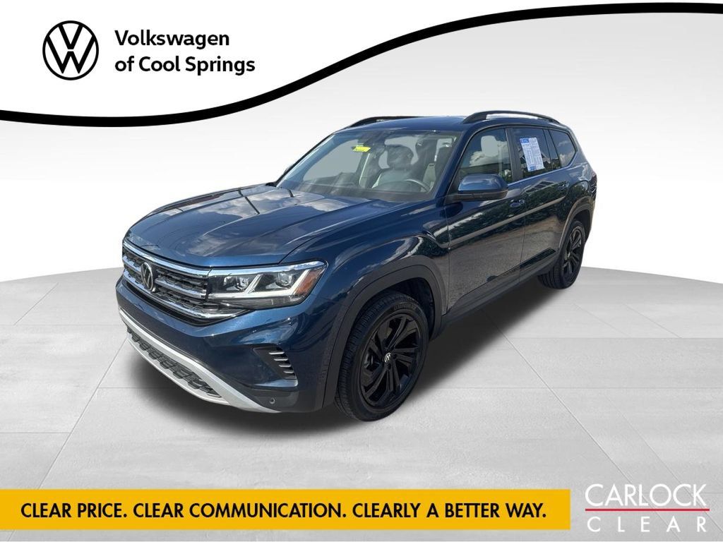 Used 2023 Volkswagen Atlas SE w/ Panoramic Sunroof Package FWD image 1