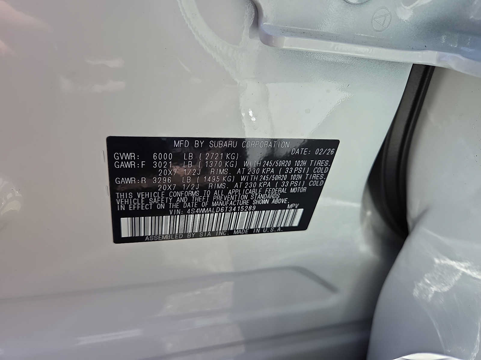 New 2026 Subaru Ascent Bronze Edition AWD/4WD image 10