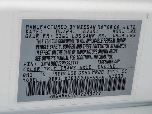 Certified 2023 Nissan Sentra SV FWD image 25