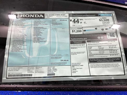 New 2025 Honda Accord Sport image 18