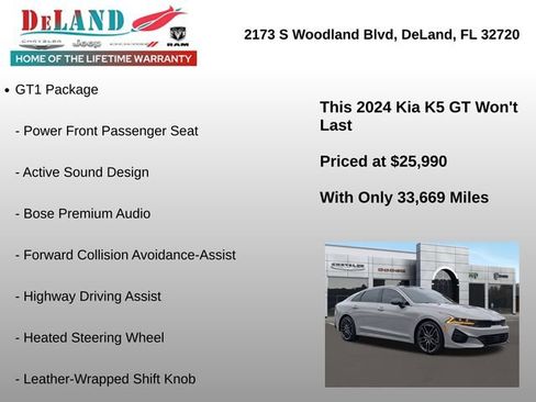 Used 2024 Kia K5 GT w/ GT1 Package image 6
