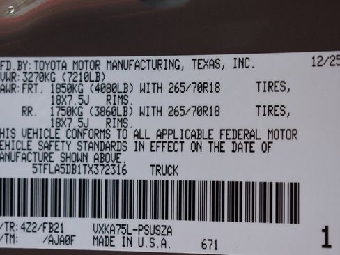 New 2026 Toyota Tundra SR5 image 15