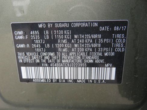 Used 2018 Subaru Outback 2.5i Touring image 40