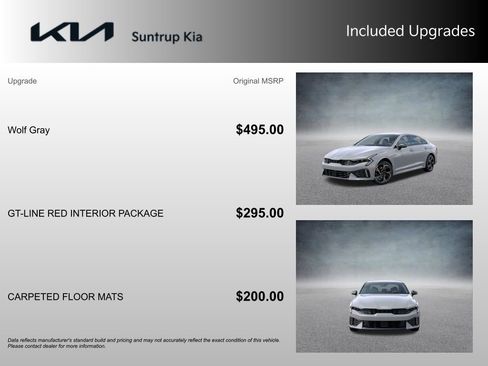 New 2026 Kia K5 GT-Line w/ GT-Line Red Interior Package image 17
