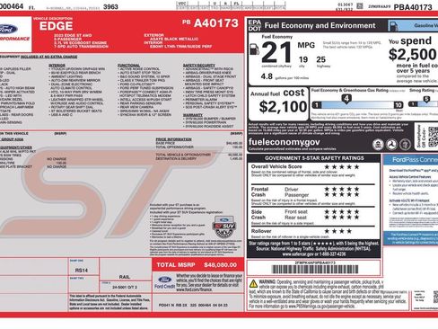Certified 2023 Ford Edge ST AWD/4WD image 48
