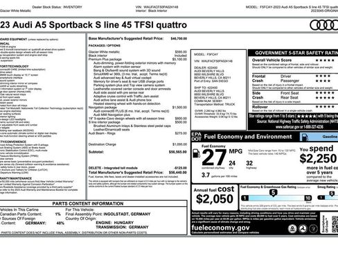 Used 2023 Audi A5 2.0T Premium Plus w/ Premium Plus image 4