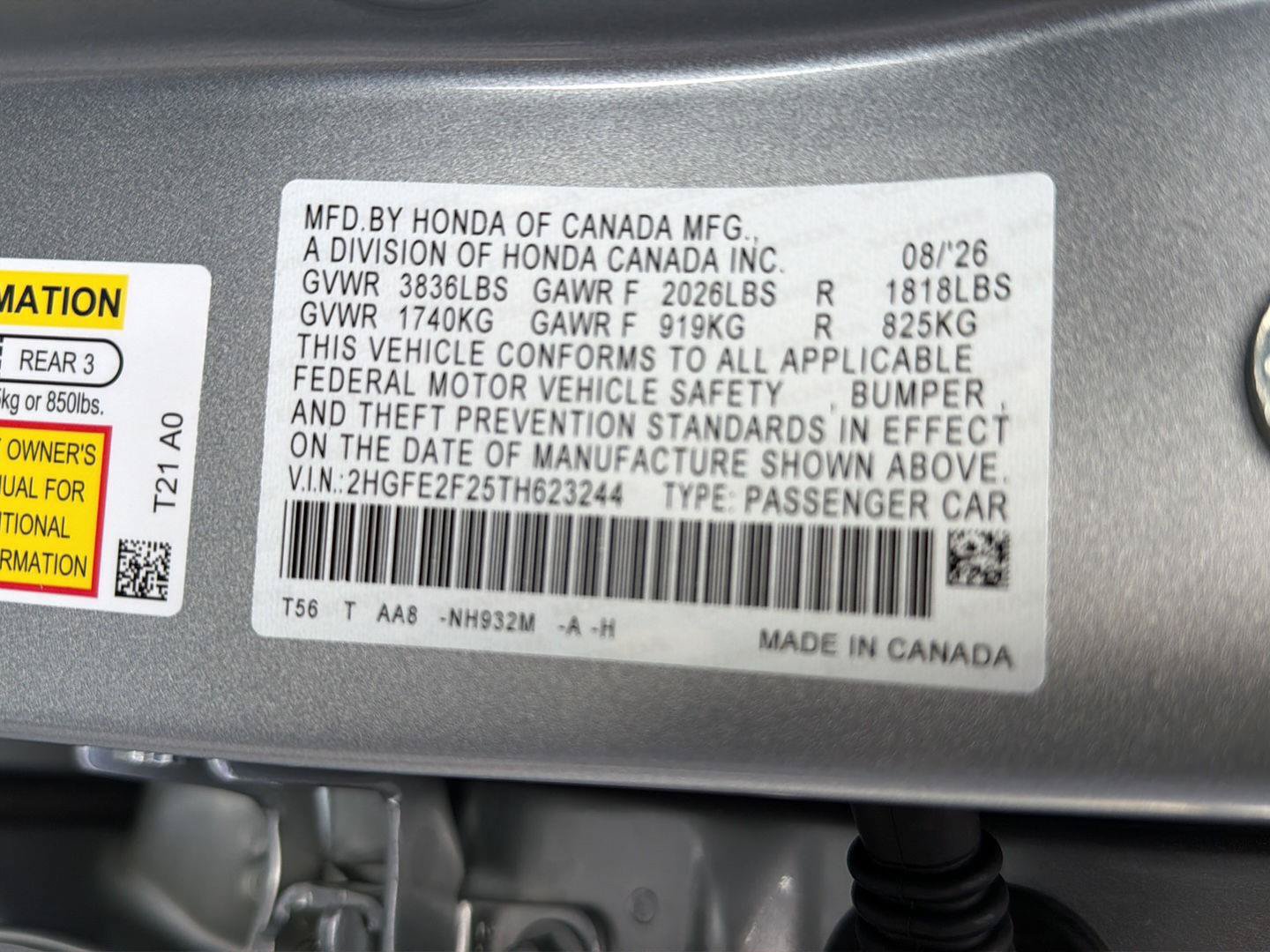 New 2026 Honda Civic LX image 34