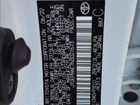 Certified 2022 Toyota Corolla LE FWD image 20