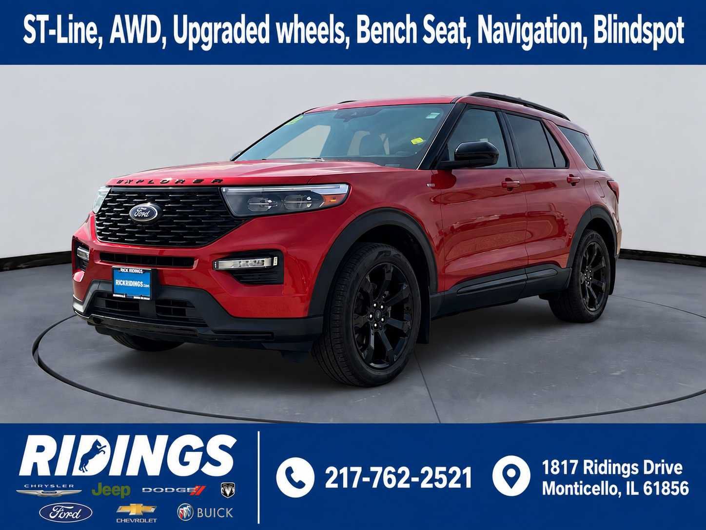 Used 2022 Ford Explorer ST-Line AWD/4WD image 1