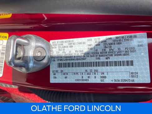 Used 2022 Ford Escape SEL AWD/4WD image 20