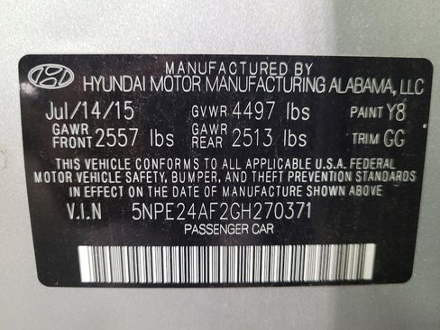 Used 2016 Hyundai Sonata SE image 33