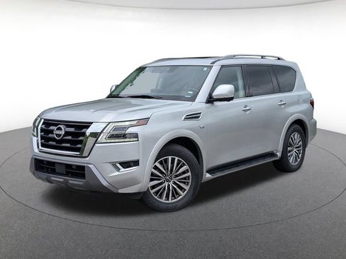 Used 2021 Nissan Armada SL w/ Captain's Chairs Package AWD/4WD image 1