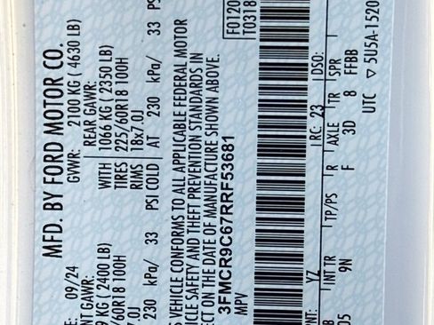 Used 2024 Ford Bronco Sport Outer Banks w/ Tech Package image 33