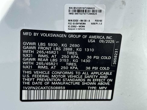 Used 2026 Volkswagen Atlas SEL Premium R-Line AWD/4WD image 44