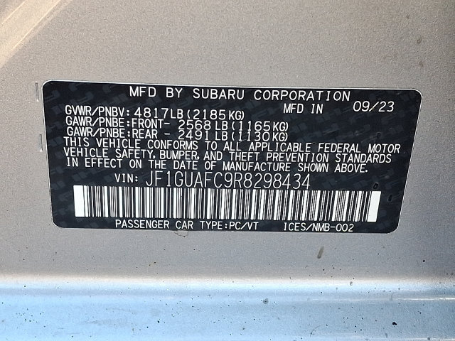 Used 2024 Subaru Impreza 2.0i Sport AWD/4WD image 26