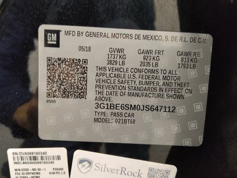 Used 2018 Chevrolet Cruze LT w/ Convenience Package image 33