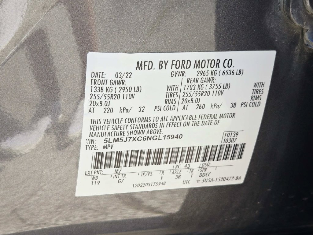 Used 2022 Lincoln Aviator Reserve w/ Equipment Group 201A AWD/4WD image 41