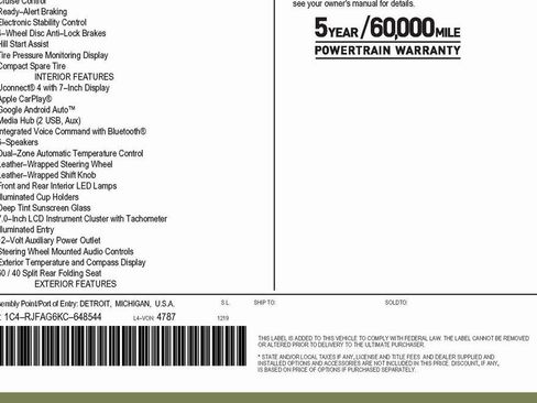 Used 2019 Jeep Grand Cherokee Laredo image 4