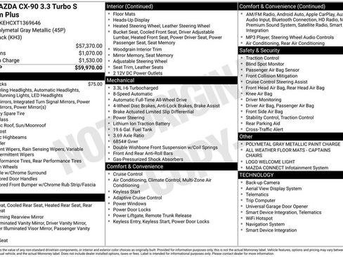 New 2026 MAZDA CX-90 3.3 Turbo S w/ Premium Plus image 2