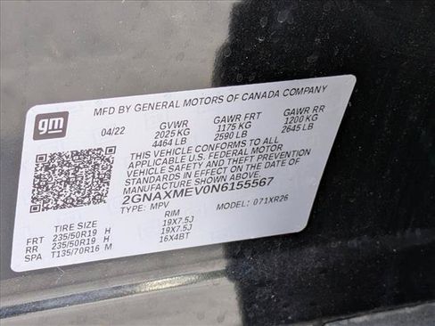 Used 2022 Chevrolet Equinox RS w/ RS Leather Package FWD image 29