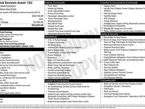 New 2026 Buick Envision Avenir image 2