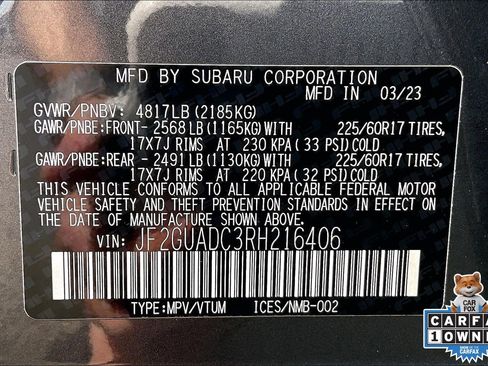 Certified 2024 Subaru Crosstrek 2.0i Premium image 33