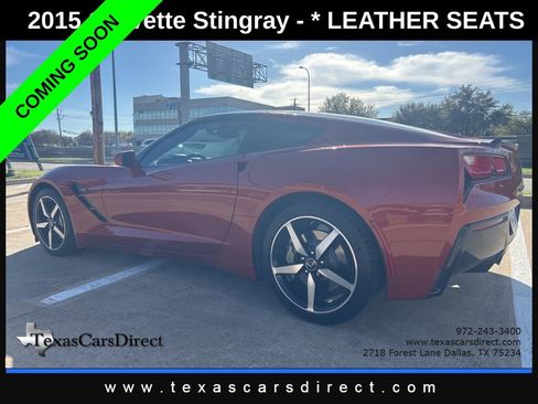Used 2015 Chevrolet Corvette Stingray w/ Carbon Flash Badge Package image 5