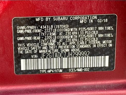 Used 2018 Subaru Crosstrek 2.0i Premium w/ Eyesight System image 32