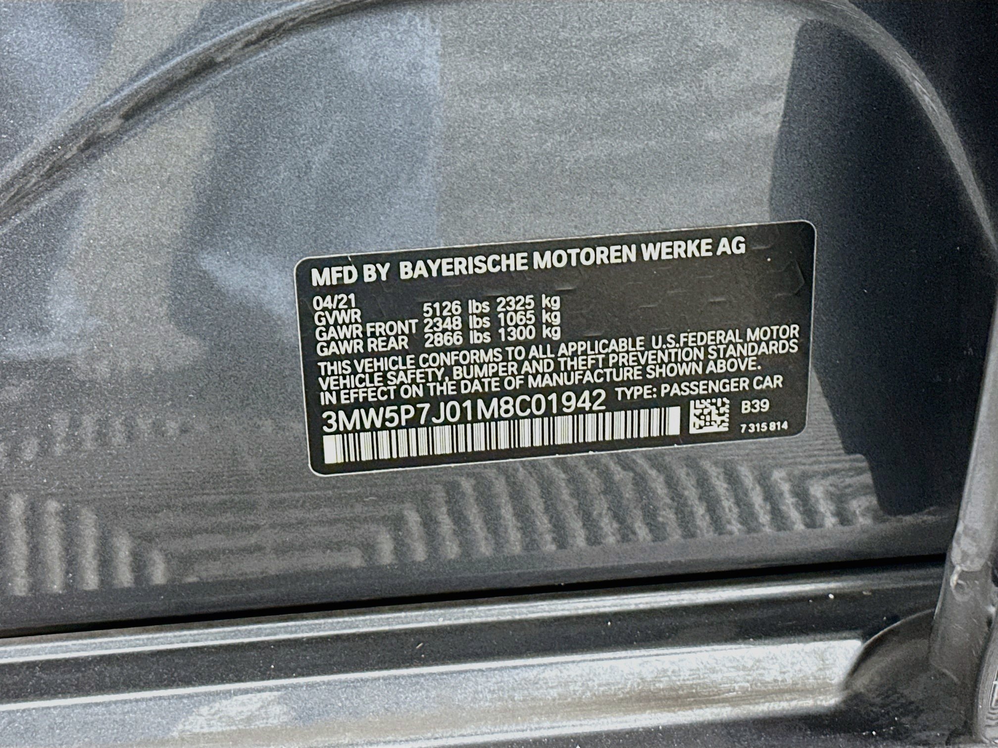Used 2021 BMW 330e w/ Executive Package RWD image 12