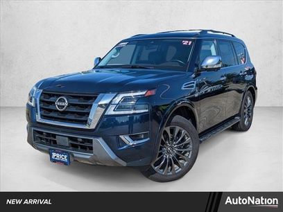 Used 2021 Nissan Armada Platinum w/ Captain's Chairs Package