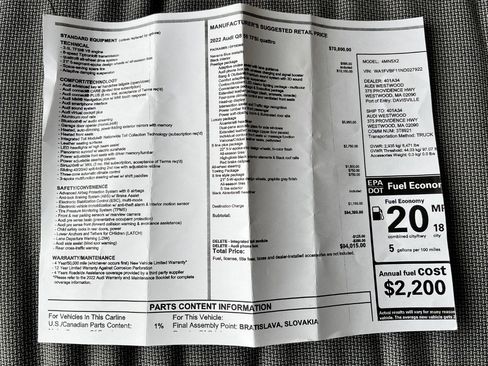 Used 2022 Audi Q8 Prestige image 17