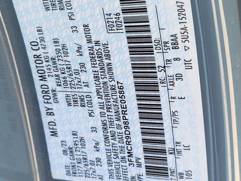 Certified 2023 Ford Bronco Sport Badlands image 35