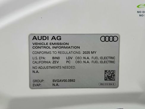 Used 2025 Audi A6 e-tron Premium Plus w/ Premium Plus AWD/4WD image 64