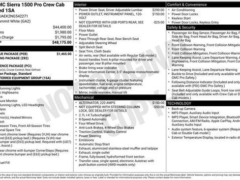 Used 2022 GMC Sierra 1500 Pro w/ Pro Value Package AWD/4WD image 2