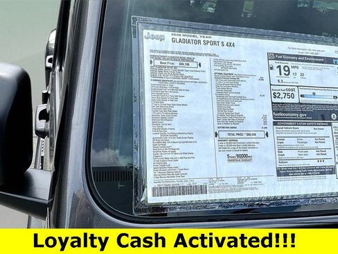 New 2025 Jeep Gladiator Sport image 36