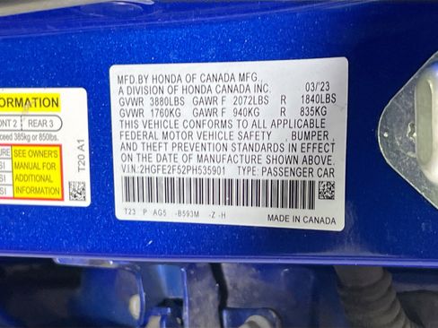 Used 2023 Honda Civic Sport image 29
