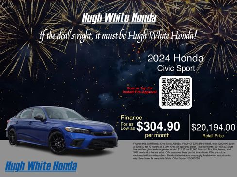 Used 2024 Honda Civic Sport image 3