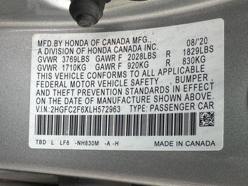 Used 2020 Honda Civic LX image 14