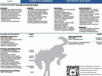 New 2025 Ford Bronco Badlands