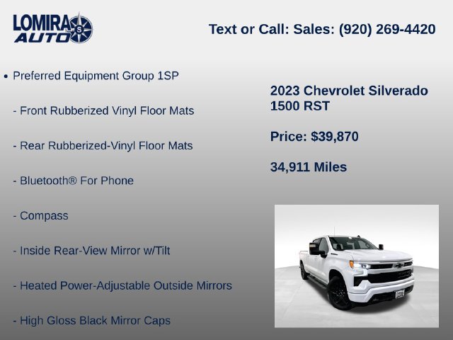 Used 2023 Chevrolet Silverado 1500 RST w/ Convenience Package II AWD/4WD image 14