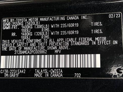 Certified 2023 Lexus RX 350 Premium w/ Cold Area Package AWD/4WD image 23