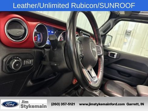 Used 2021 Jeep Wrangler Unlimited Rubicon w/ Uconnect 4C Nav & Sound Group AWD/4WD image 48