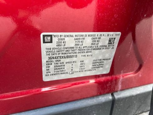 Used 2018 Chevrolet Equinox LT w/ Sun & Infotainment Package AWD/4WD image 31