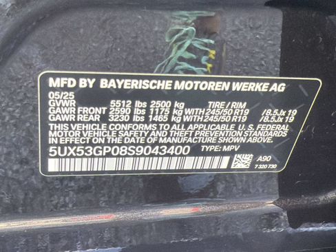Certified 2025 BMW X3 xDrive30i AWD/4WD image 20