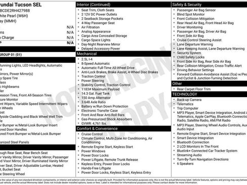 Used 2024 Hyundai Tucson SEL AWD/4WD image 2