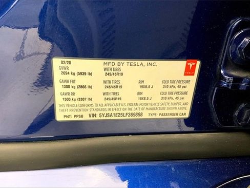 Used 2020 Tesla Model S Long Range Plus image 35