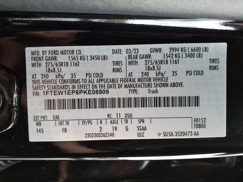 Used 2023 Ford F150 XLT w/ Equipment Group 302A High AWD/4WD image 19