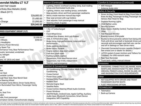 Used 2022 Chevrolet Malibu LT image 36